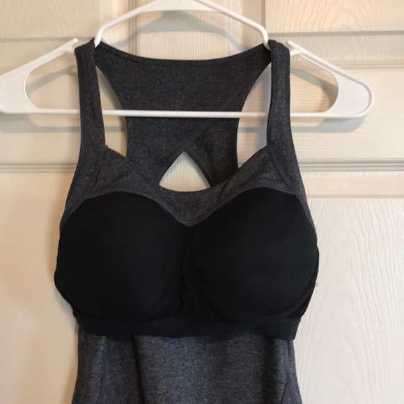 SOLD Like New! Athleta Switchback Charcoal Tank- S - Picture 4 of 8